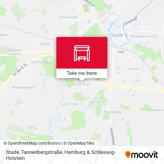 Stade, Tannenbergstraße map