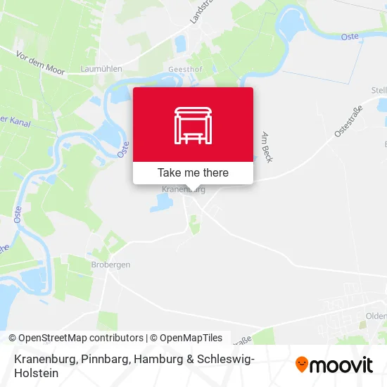 Карта Kranenburg, Pinnbarg