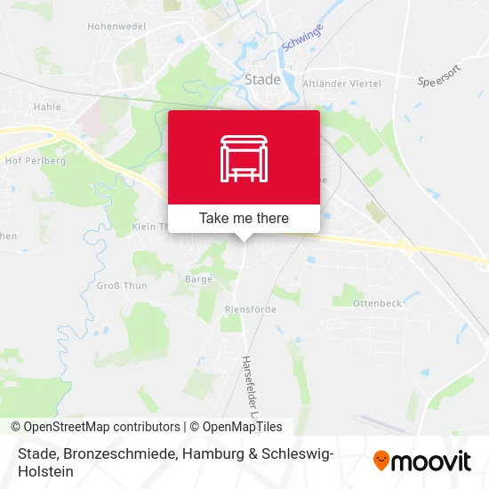 Карта Stade, Bronzeschmiede