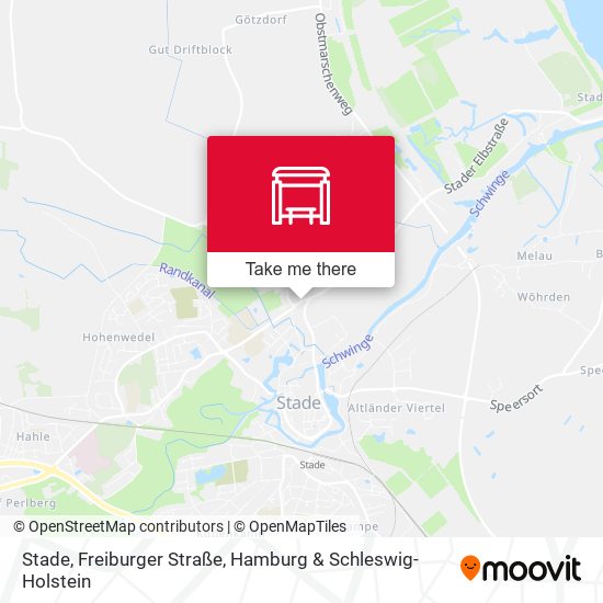 Stade, Freiburger Straße map
