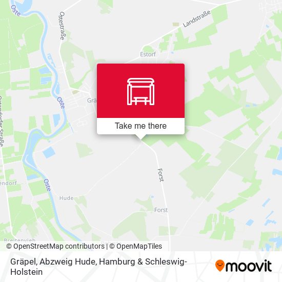 Gräpel, Abzweig Hude map