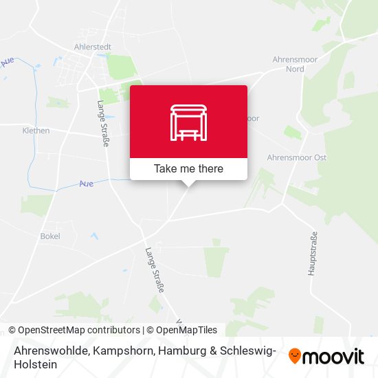 Ahrenswohlde, Kampshorn map