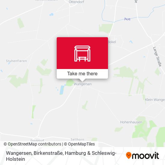 Wangersen, Birkenstraße map