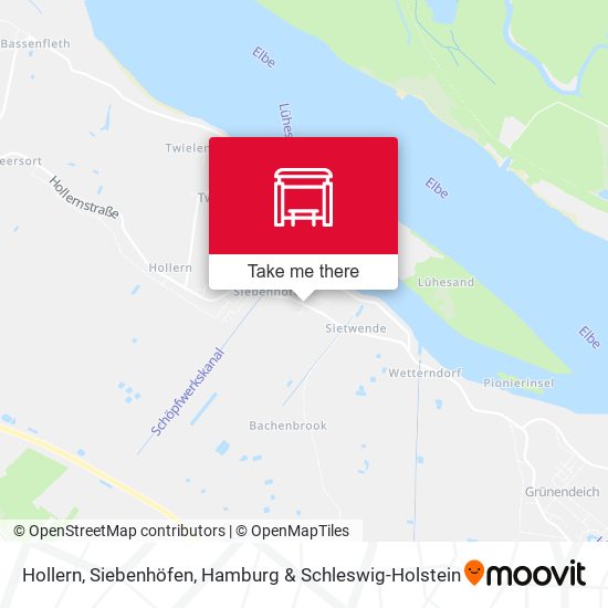 Hollern, Siebenhöfen map