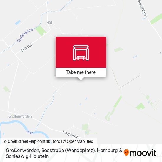Großenwörden, Seestraße (Wendeplatz) map