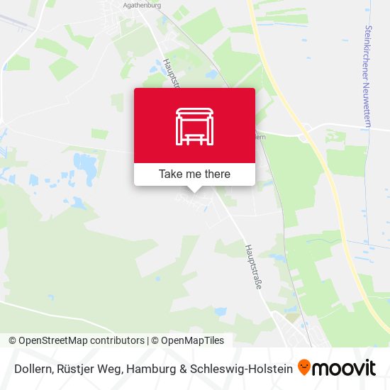 Dollern, Rüstjer Weg map