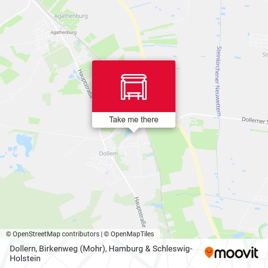 Dollern, Birkenweg (Mohr) map