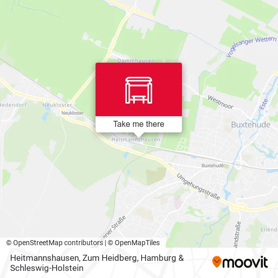 Карта Heitmannshausen, Zum Heidberg