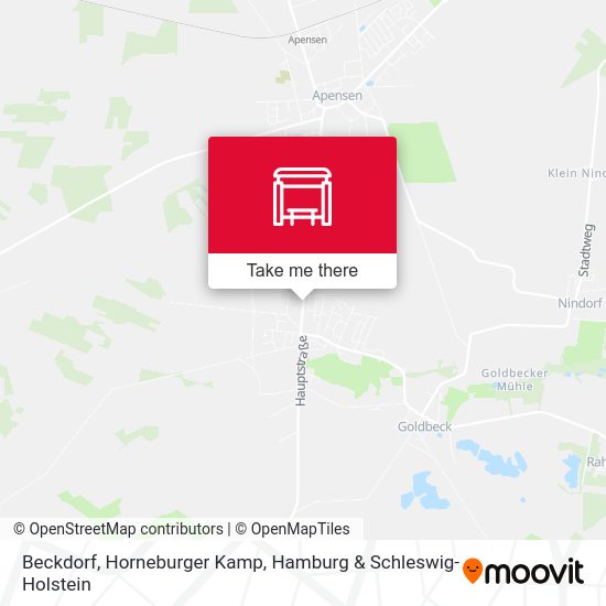 Beckdorf, Horneburger Kamp map