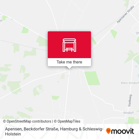 Apensen, Beckdorfer Straße map