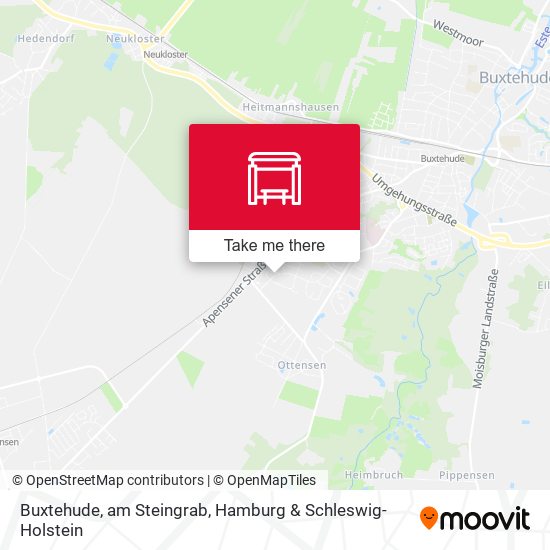 Buxtehude, am Steingrab map