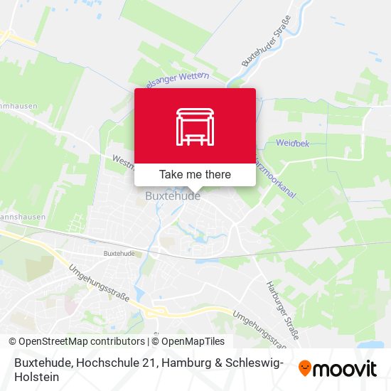 Buxtehude, Hochschule 21 map