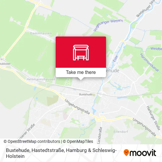 Карта Buxtehude, Hastedtstraße