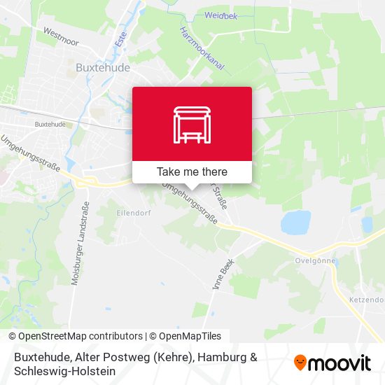 Buxtehude, Alter Postweg (Kehre) map