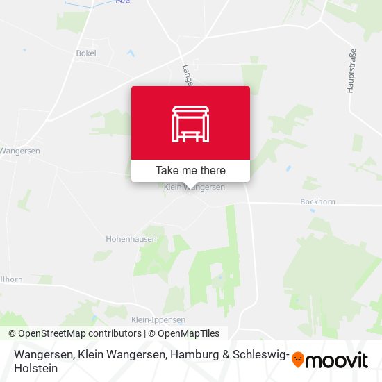 Wangersen, Klein Wangersen map