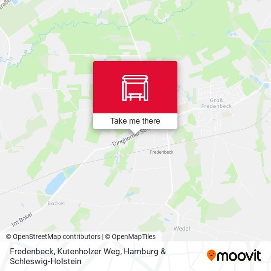 Fredenbeck, Kutenholzer Weg map
