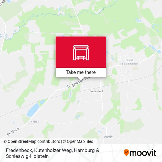 Fredenbeck, Kutenholzer Weg map