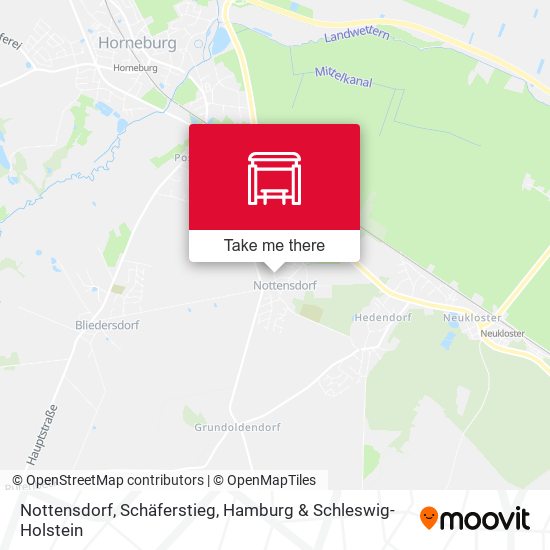 Nottensdorf, Schäferstieg map