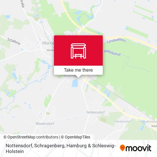Nottensdorf, Schragenberg map