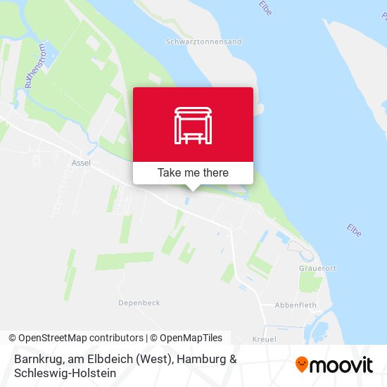 Barnkrug, am Elbdeich (West) map