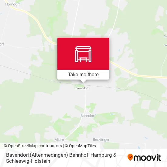 Карта Bavendorf(Altenmedingen) Bahnhof