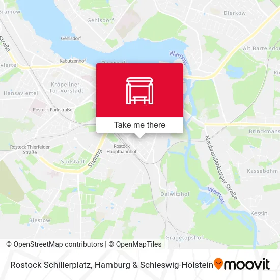Rostock Schillerplatz map