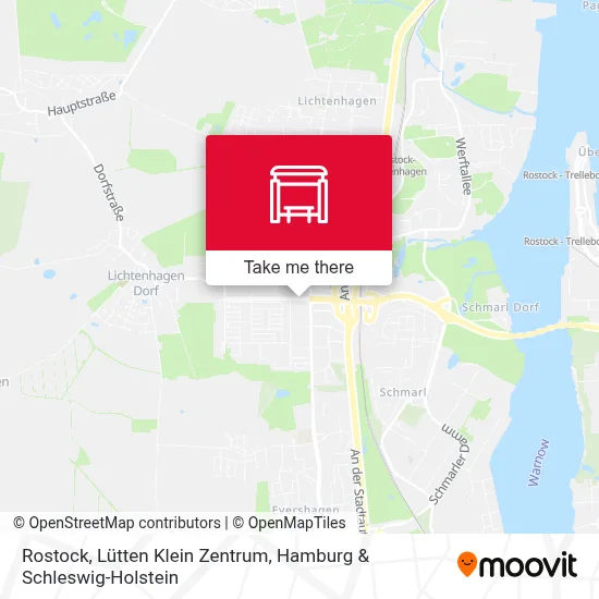 Rostock, Lütten Klein Zentrum map
