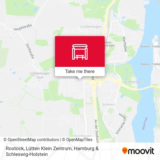 Rostock, Lütten Klein Zentrum map