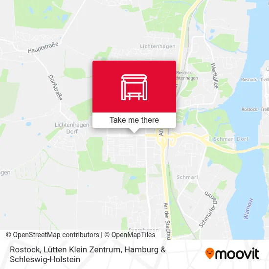 Rostock, Lütten Klein Zentrum map