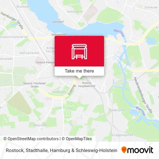 Rostock, Stadthalle map