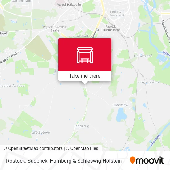 Rostock, Südblick map