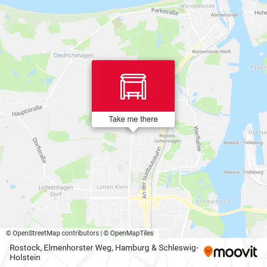 Карта Rostock, Elmenhorster Weg