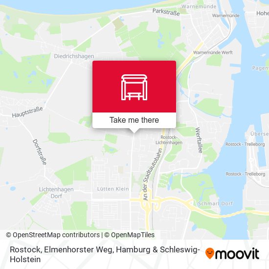 Rostock, Elmenhorster Weg map