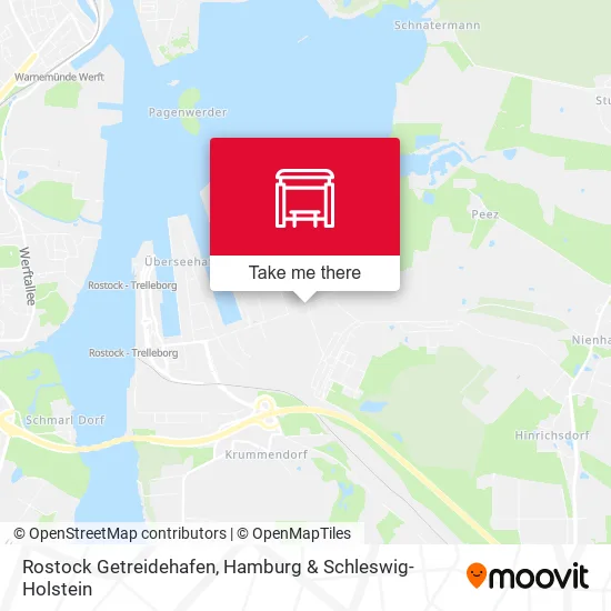Карта Rostock Getreidehafen