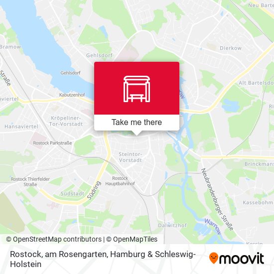 Rostock, am Rosengarten map