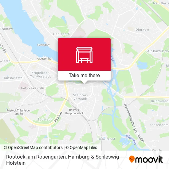 Карта Rostock, am Rosengarten
