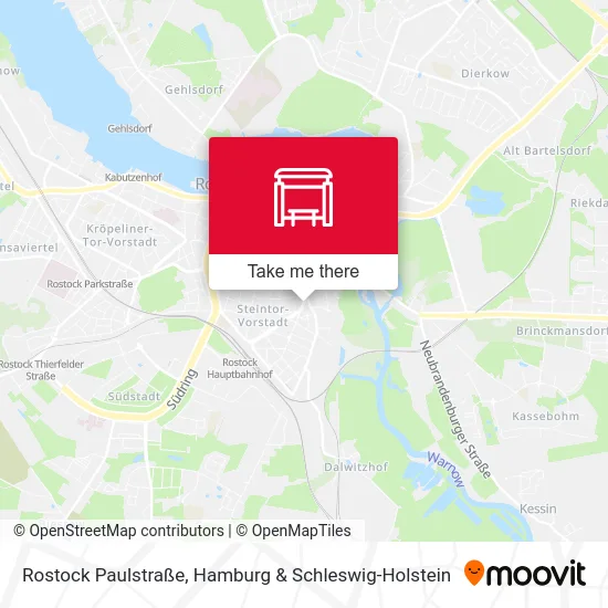 Rostock Paulstraße map