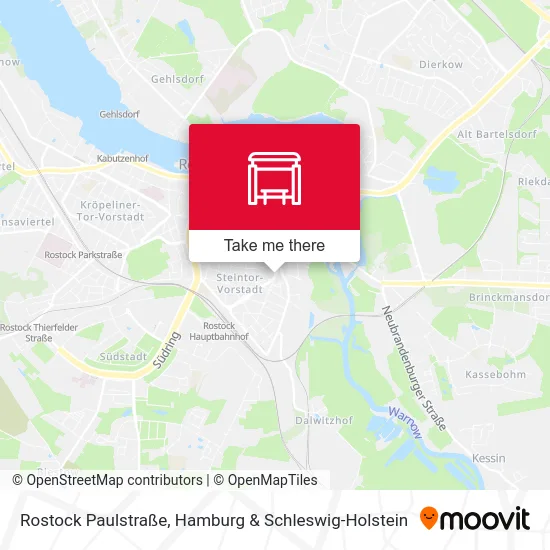 Rostock Paulstraße map