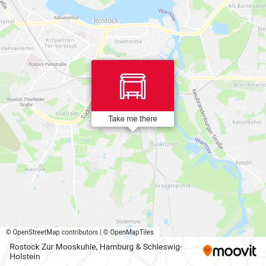 Карта Rostock Zur Mooskuhle
