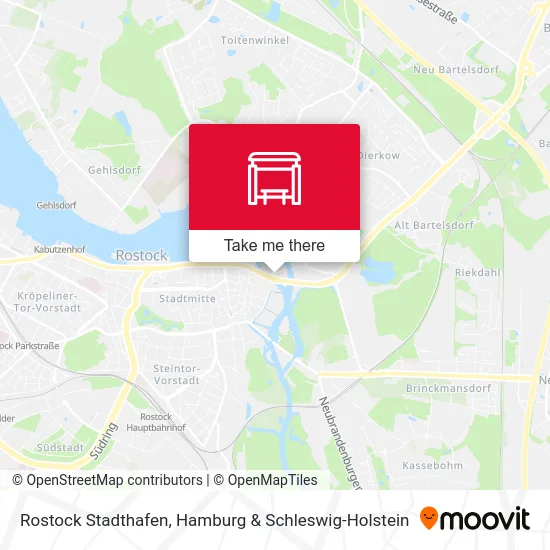 Rostock Stadthafen map