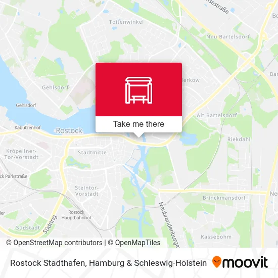 Rostock Stadthafen map