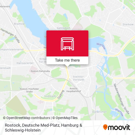 Rostock, Deutsche Med-Platz map