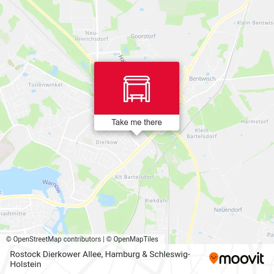 Rostock Dierkower Allee map