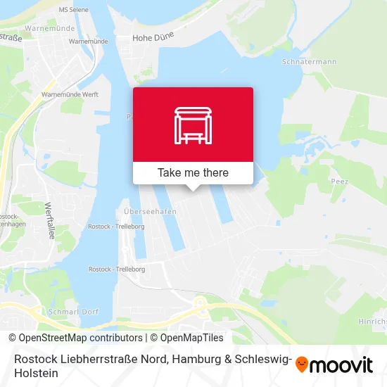 Rostock Liebherrstraße Nord map