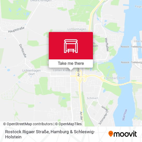 Rostock Rigaer Straße map