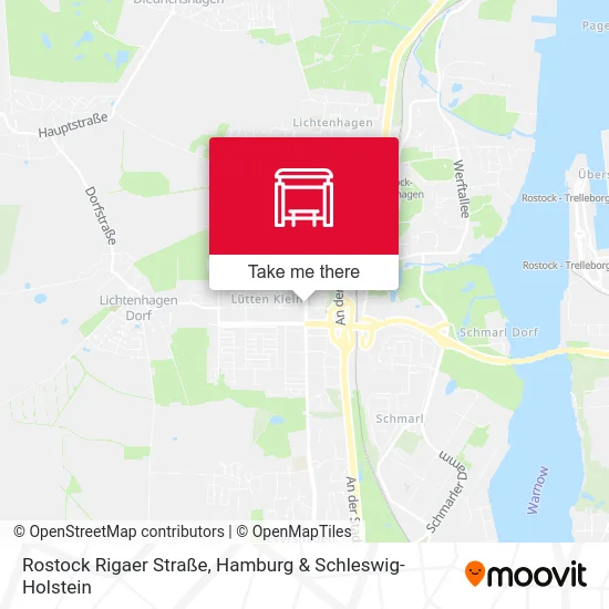 Rostock Rigaer Straße map