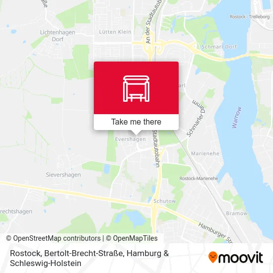 Rostock, Bertolt-Brecht-Straße map