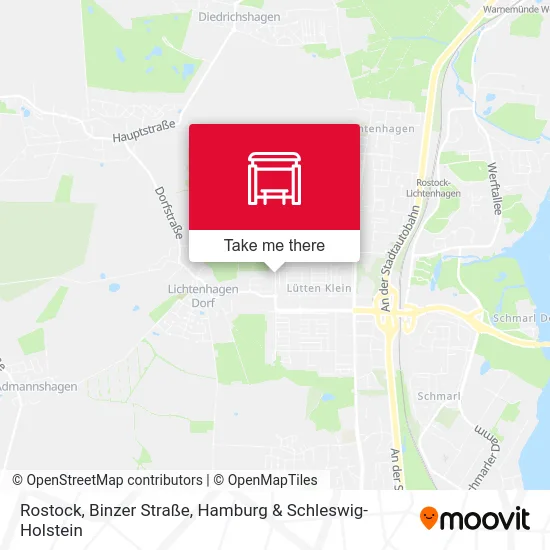 Rostock, Binzer Straße map