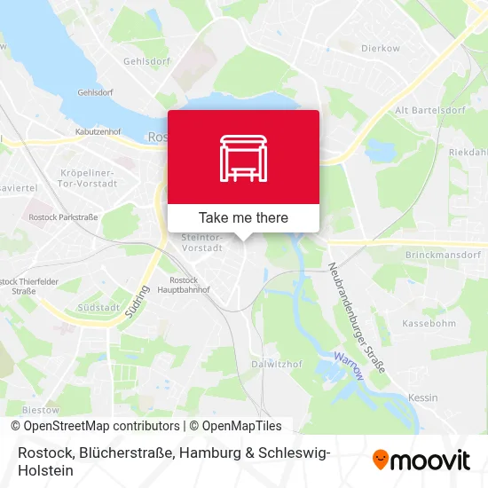 Rostock, Blücherstraße map