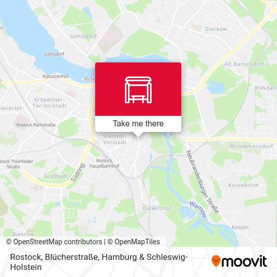 Rostock, Blücherstraße map